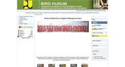 Desktop Screenshot of birohukum.pu.go.id