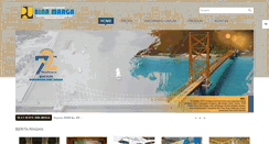 Desktop Screenshot of binamarga.pu.go.id